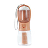 3-in-1 Pet Travel Bottle — Water, Food & Waste Bag, 9 Colors