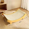 Wooden Cat Scratching Pad & Bed – Detachable Scratch Board
