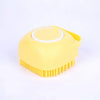2-In-1 Pet Bath & Massage Brush With Shampoo Storage Silicone Dog Cat Grooming Tool For Puppy Kitten Sensitive Skin