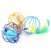 Interactive Mouse Cage Cat Toy – Colorful Chase Toy for Cats
