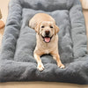 Oversized Plush Dog Cat Bed ,Sofa Crate Pad, Ultra Soft Polyester Pet Mat for All Size Cats Dogs, Adorable Rectangle Couch